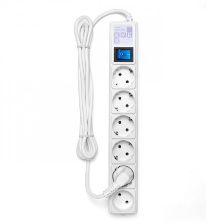Сетевой фильтр POWERCUBE 3м, 6 розеток